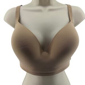 Soma Enbliss Wireless Bra Beige Soft T Shirt 38DD